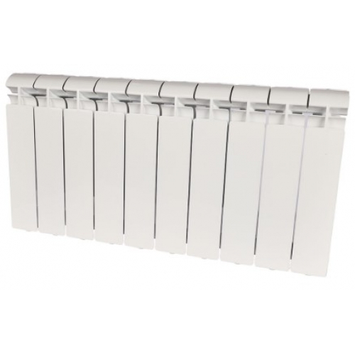 Радиатор алюминиевый Stout Alpha 350/80 10 секций, боковое подключение, белый купить в интернет магазине Санрай73