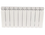 Радиатор алюминиевый Stout Alpha 350/80 10 секций, боковое подключение, белый