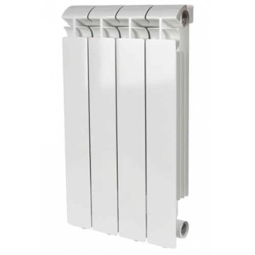 Радиатор алюминиевый Stout Alpha 500/80 4 секции, боковое подключение, белый купить в интернет магазине Санрай73