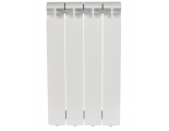 Радиатор алюминиевый Stout Alpha 500/80 4 секции, боковое подключение, белый
