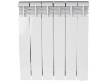 Радиатор алюминиевый Stout Vega 500/100 6 секций, боковое подключение, белый