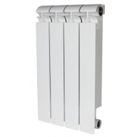 Радиатор биметаллический Stout Alpha 500/80 4 секции, боковое подключение, белый