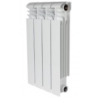 Радиатор биметаллический Stout Vega 500/100 4 секции, боковое подключение, белый