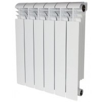 Радиатор биметаллический Stout Vega 500/100 6 секций, боковое подключение, белый