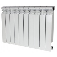Радиатор биметаллический Stout Vega 500/100 10 секций, боковое подключение, белый