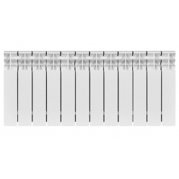 Радиатор биметаллический Stout Titan 350/100 12 секций, боковое подключение, белый