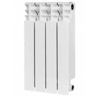 Радиатор биметаллический Stout Titan 500/100 4 секции, боковое подключение, белый