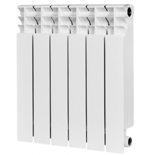 Радиатор биметаллический Stout Titan 500/100 6 секций, боковое подключение, белый купить в интернет магазине Санрай73