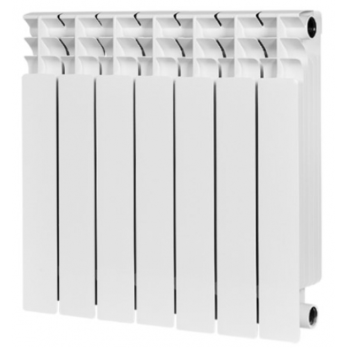 Радиатор биметаллический Stout Titan 500/100 7 секций, боковое подключение, белый купить в интернет магазине Санрай73