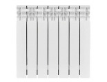 Радиатор биметаллический Stout Titan 500/100 7 секций, боковое подключение, белый