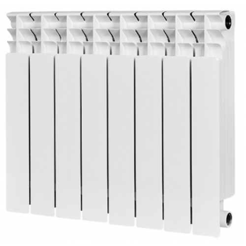 Радиатор биметаллический Stout Titan 500/100 8 секций, боковое подключение, белый купить в интернет магазине Санрай73