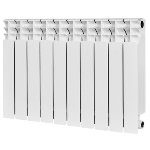 Радиатор биметаллический Stout Titan 500/100 10 секций, боковое подключение, белый купить в интернет магазине Санрай73