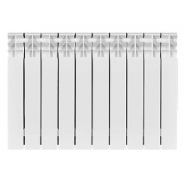 Радиатор биметаллический Stout Titan 500/100 10 секций, боковое подключение, белый