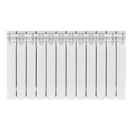 Радиатор биметаллический Stout Titan 500/100 12 секций, боковое подключение, белый