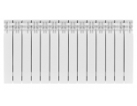Радиатор биметаллический Stout Titan 500/100 14 секций, боковое подключение, белый