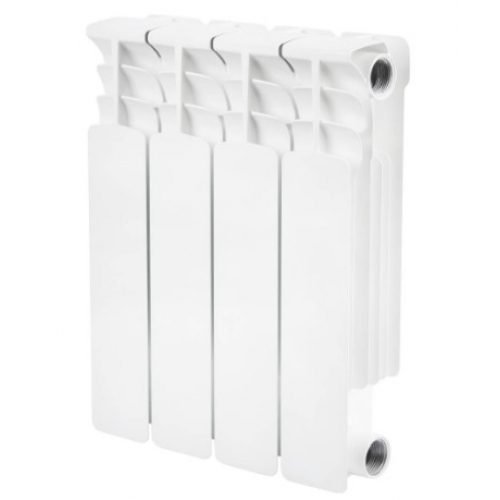 Радиатор биметаллический Stout Space 350/90 4 секции, боковое подключение, белый купить в интернет магазине Санрай73