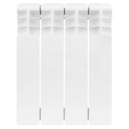 Радиатор биметаллический Stout Space 350/90 4 секции, боковое подключение, белый