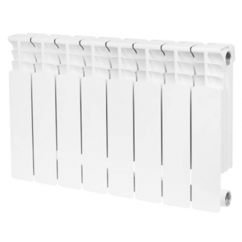 Радиатор биметаллический Stout Space 350/90 8 секций, боковое подключение, белый купить в интернет магазине Санрай73