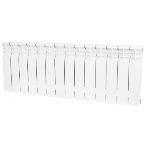 Радиатор биметаллический Stout Space 350/90 14 секций, боковое подключение, белый купить в интернет магазине Санрай73