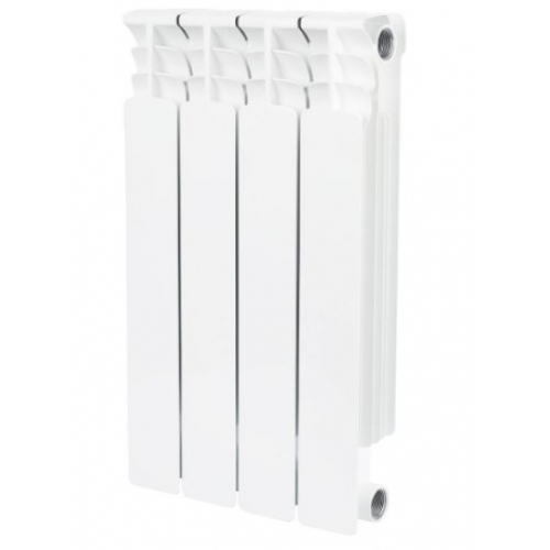 Радиатор биметаллический Stout Space 500/90 4 секции, боковое подключение, белый купить в интернет магазине Санрай73