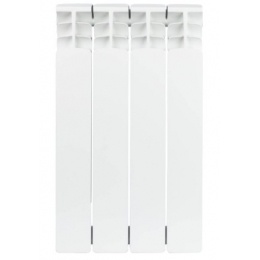 Радиатор биметаллический Stout Space 500/90 4 секции, боковое подключение, белый