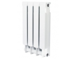 Радиатор биметаллический Stout Space 500/90 4 секции, боковое подключение, белый