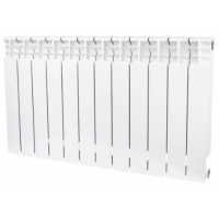 Радиатор биметаллический Stout Space 500/90 12 секций, боковое подключение, белый