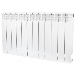 Радиатор биметаллический Stout Space 500/90 12 секций, боковое подключение, белый