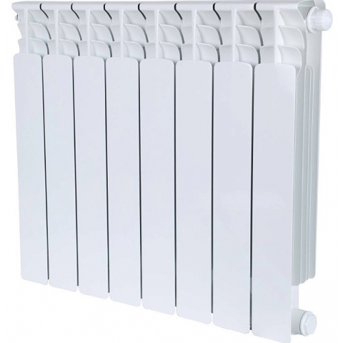 Радиатор биметаллический Stout Space Ventil 500/90 8 секций, нижнее подключение, белый купить в интернет магазине Санрай73