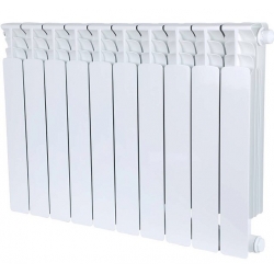Радиатор биметаллический Stout Space Ventil 500/90 10 секций, нижнее подключение, белый