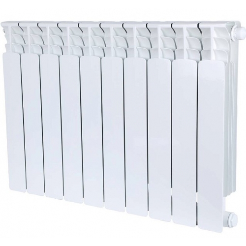 Радиатор биметаллический Stout Space Ventil 500/90 10 секций, нижнее подключение, белый купить в интернет магазине Санрай73