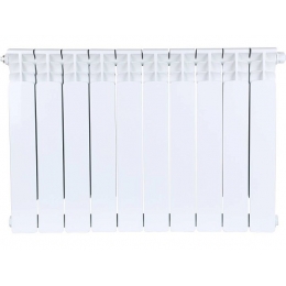 Радиатор биметаллический Stout Space Ventil 500/90 10 секций, нижнее подключение, белый