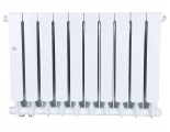Радиатор биметаллический Stout Space Ventil 500/90 10 секций, нижнее подключение, белый