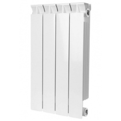 Радиатор биметаллический Stout Style 500/80 4 секции, боковое подключение, белый