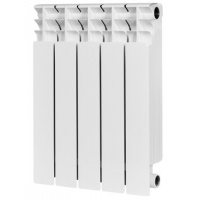 Радиатор биметаллический Stout Titan 500/100 5 секций, боковое подключение, белый
