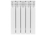 Радиатор биметаллический Stout Titan 500/100 5 секций, боковое подключение, белый