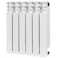 Радиатор биметаллический Stout Titan 500/100 6 секций, боковое подключение, белый