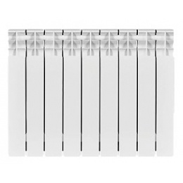 Радиатор биметаллический Stout Titan 500/100 9 секций, боковое подключение, белый