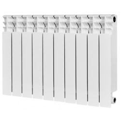 Радиатор биметаллический Stout Titan 500/100 10 секций, боковое подключение, белый