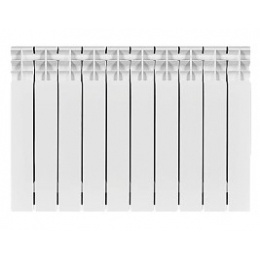 Радиатор биметаллический Stout Titan 500/100 10 секций, боковое подключение, белый