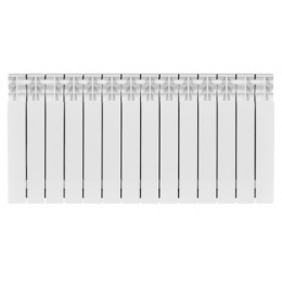 Радиатор биметаллический Stout Titan 500/100 14 секций, боковое подключение, белый