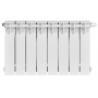 Радиатор биметаллический Stout Titan Ventil 350/100 8 секций, нижнее подключение, белый