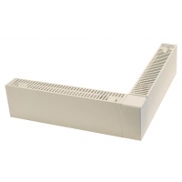 Плинтусный конвектор Techno Board KPLZ 60-120-1000-00 белый, подключение нижнее правое