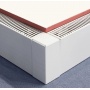 Плинтусный конвектор Techno Board KPLZ 60-120-1000-00 белый, подключение нижнее правое