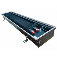 Конвектор внутрипольный Techno Usual KVZ 200-85-2200 с естественной конвекцией (без решетки)