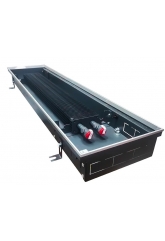 Конвектор внутрипольный Techno Usual KVZ 250-85-2800 с естественной конвекцией (без решетки)