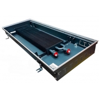 Конвектор внутрипольный Techno Usual KVZ 350-85-2400 с естественной конвекцией (без решетки)