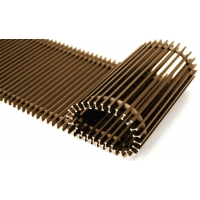 Решетка алюминиевая рулонная Techno РРА 250-2500 Коричневый