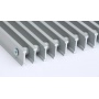 Решетка алюминиевая рулонная Techno РРА 250-1500 Серебро