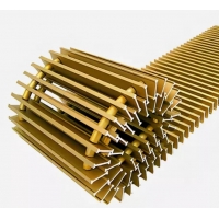 Решетка алюминиевая рулонная Techno РРА 200-2000 Золото